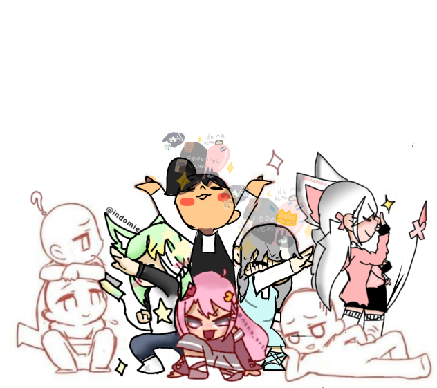 collab with @akna_arts, @indomie