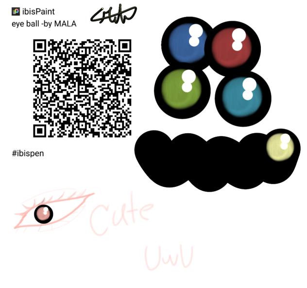 brush qr code by mala