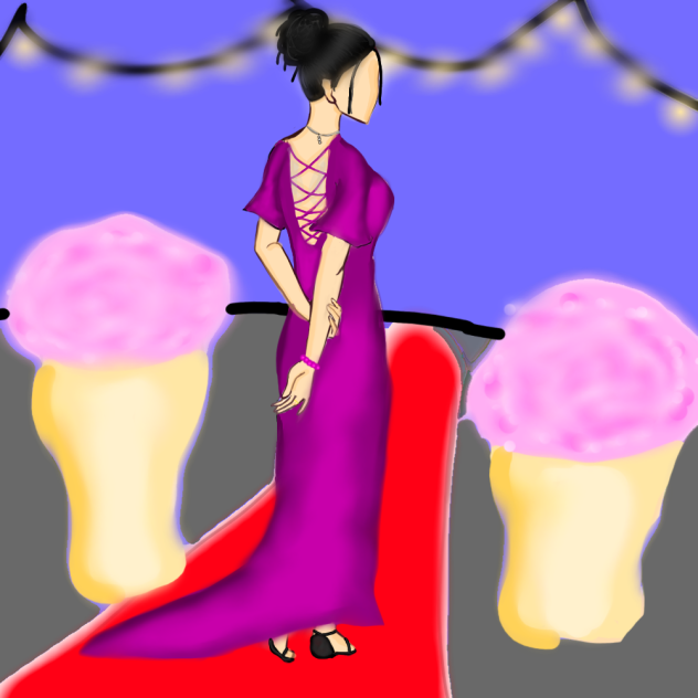 Evening dress - ibisPaint