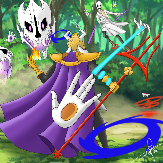 Gaster et Asgore , Combat