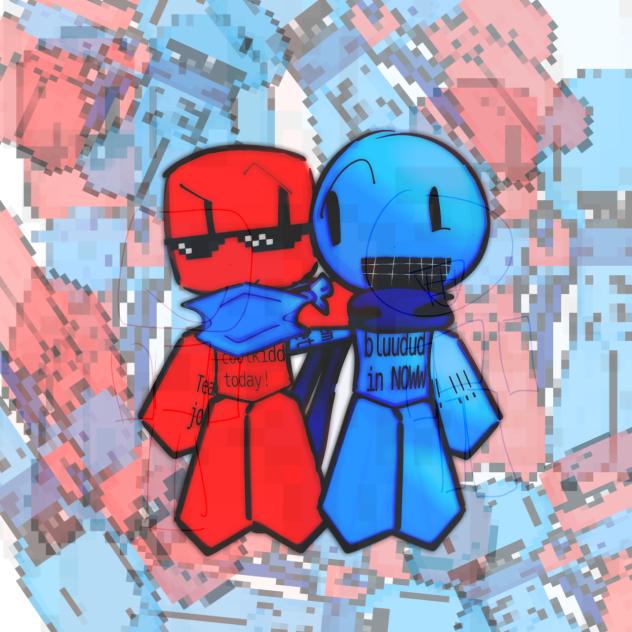 blu dud and kewl kid ongnd ajxeimaijdjid