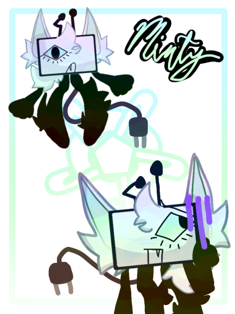 minty the tv!!