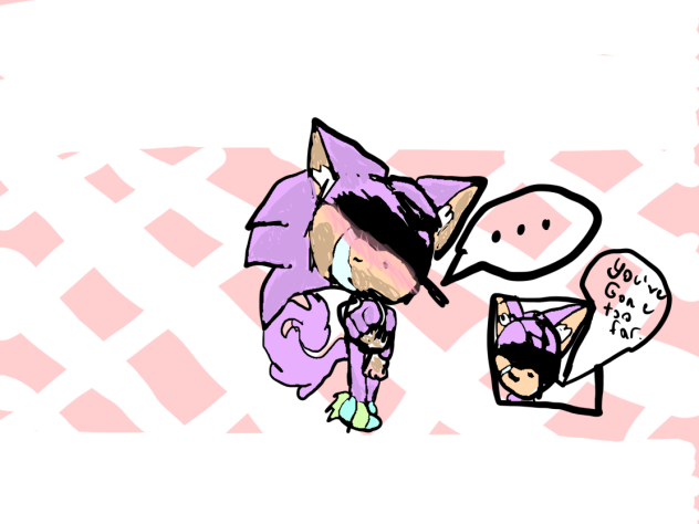 Too far (I’m sry for the bad edit) - ibisPaint