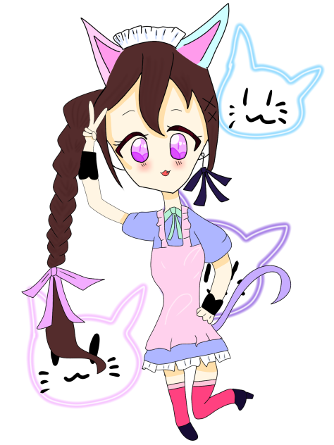 猫耳メイドちゃん