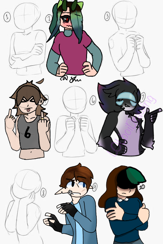 Pose collab - ibisPaint