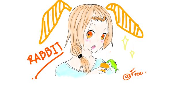 a little rabbit @Free - ibisPaint