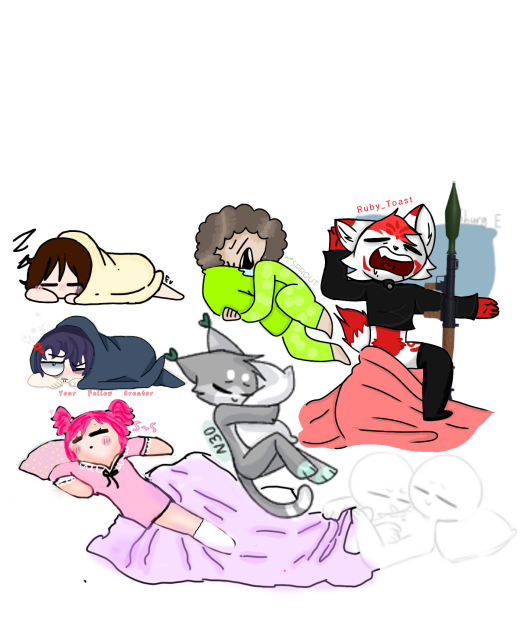 Sleep over Template collab