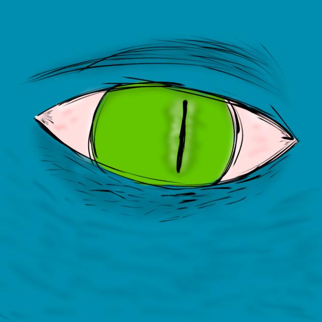 Dragon eye attempt - ibisPaint