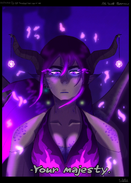 Purple Fire [FAKE MINECRAFT SCREENSHOT]