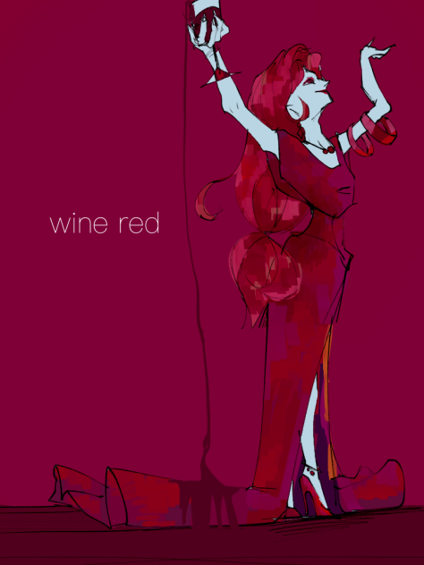 wine red