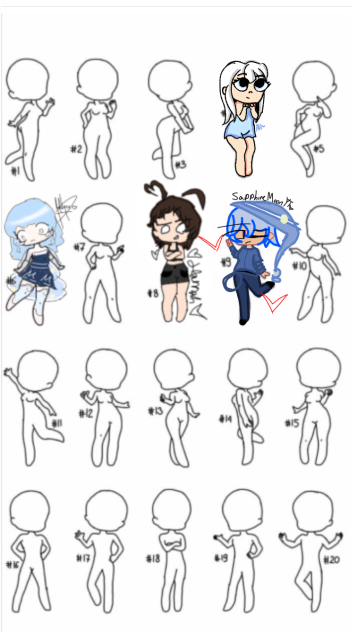 poses