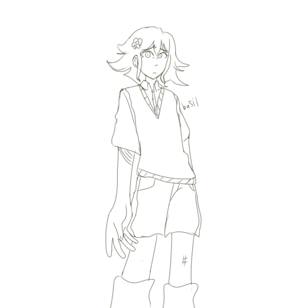 Basil art for his birthday!