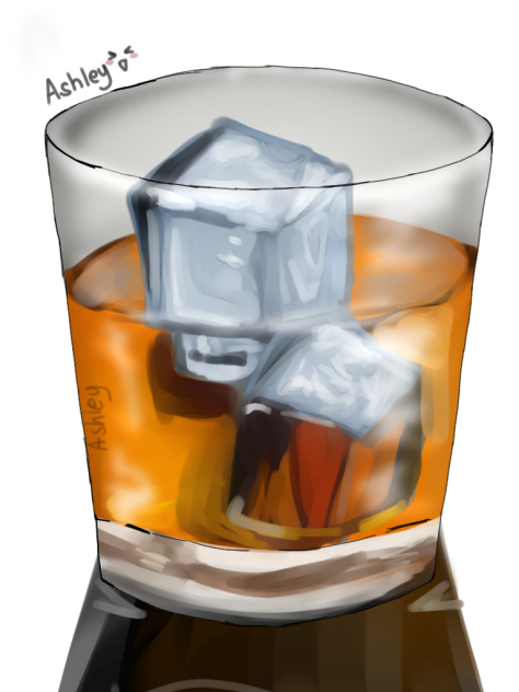 A realistic Glass of orange juice 🍹