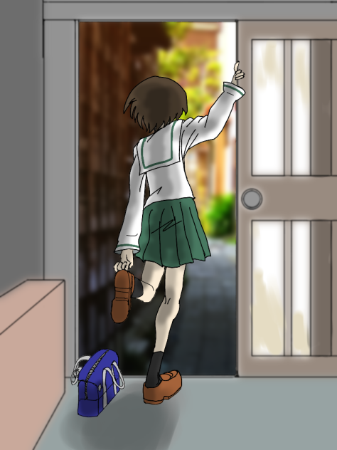 出発前　丸山紗希