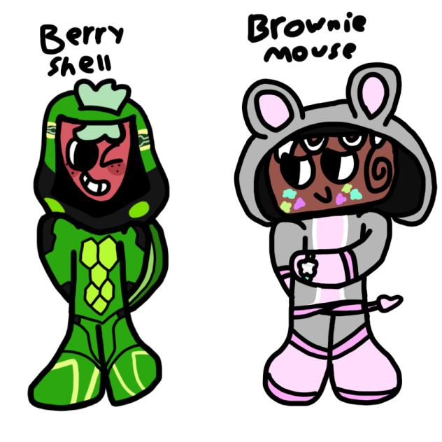 Berry Shell and Brownie Mouse!