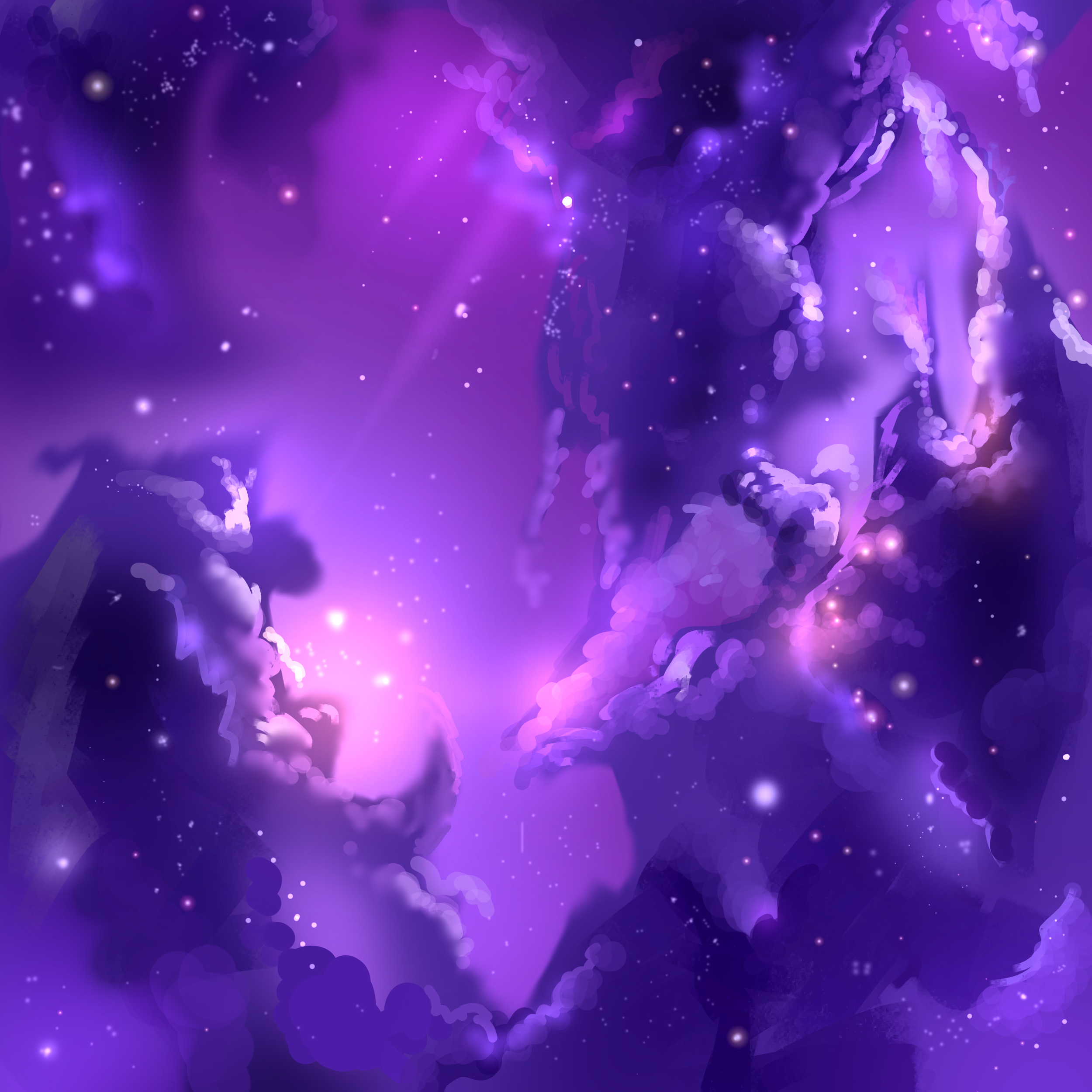 Purple Nebula - ibisPaint