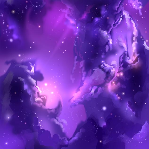 Purple Nebula - ibisPaint