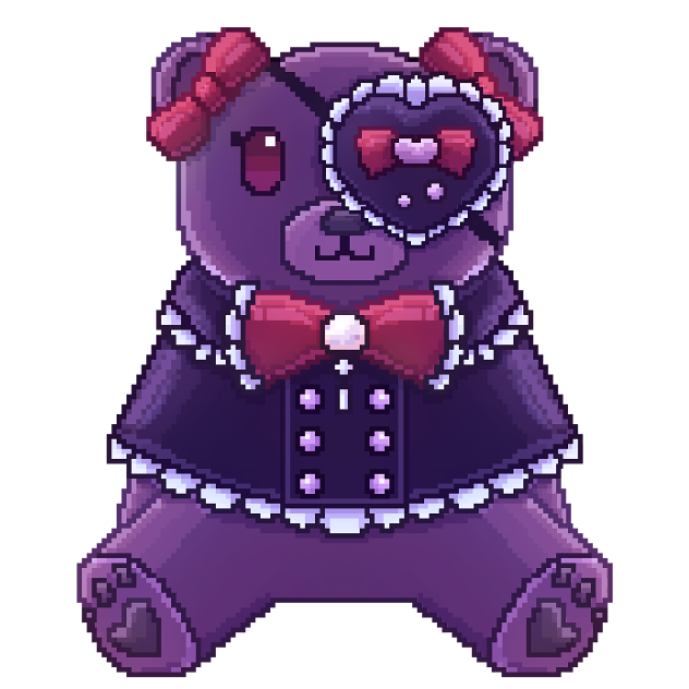 Teddy bear (pixel)
