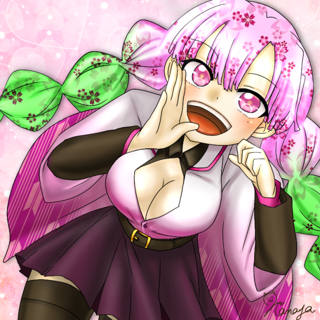 へこみさんの線画塗らせていただきました。2
