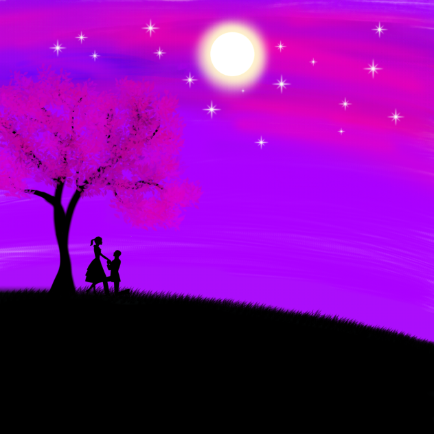love in the moon - ibisPaint