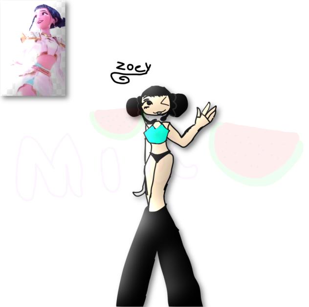 Zoey-Kpop demon hunters