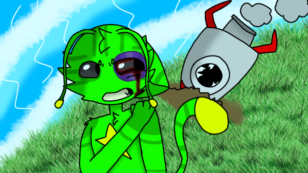 crash landing! tw blood