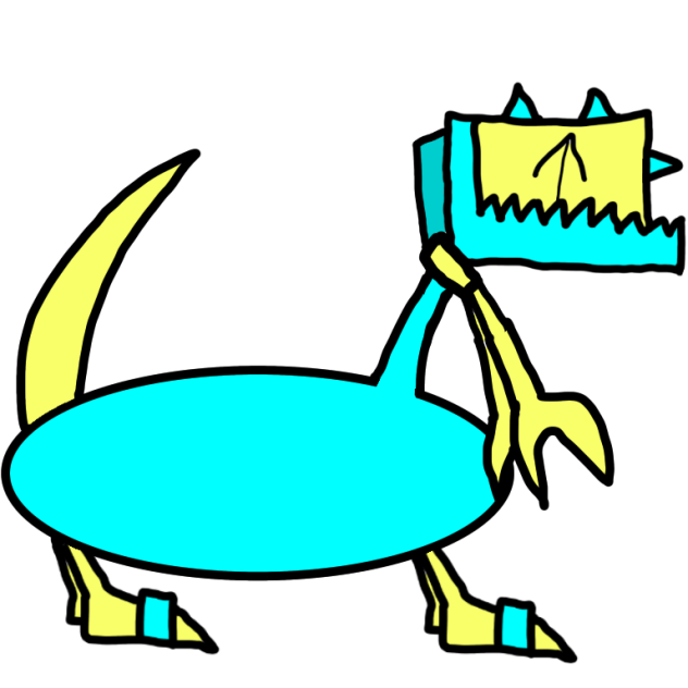 My robot grows up transparent ibisPaint