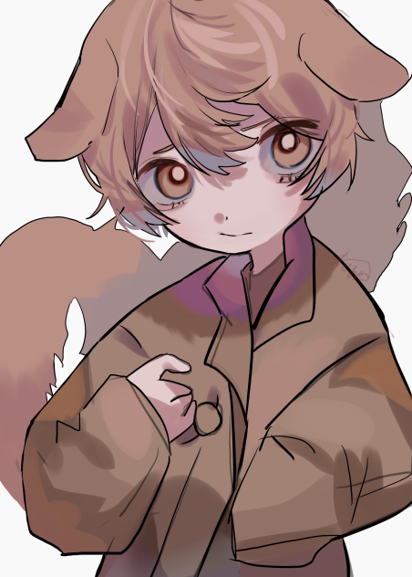 コートもふもふ