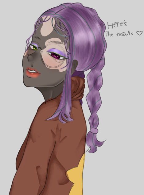 traced from my traditional art to fix it