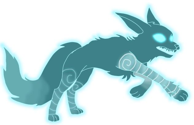 Moopoo The Moon Spirit Wolf.🐺