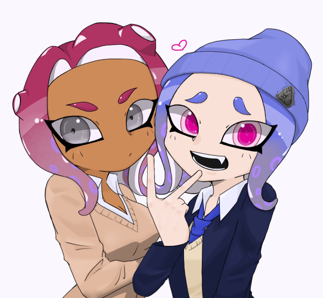 黒ギャルと白ギャル尊い