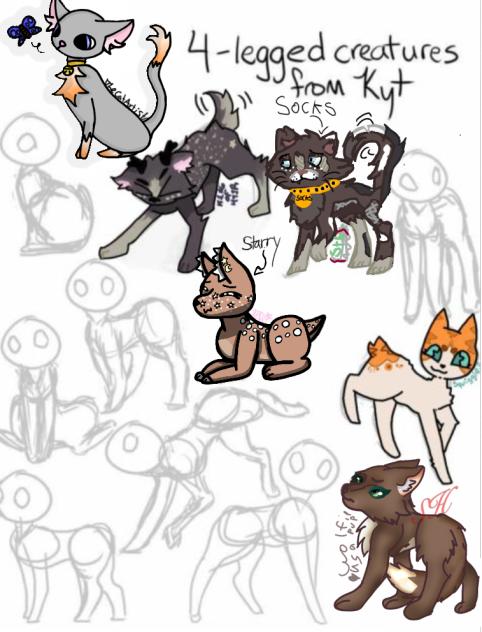 4 legged creatures