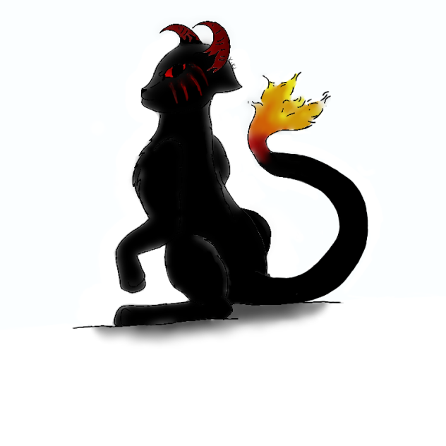 Demon Cat - ibisPaint