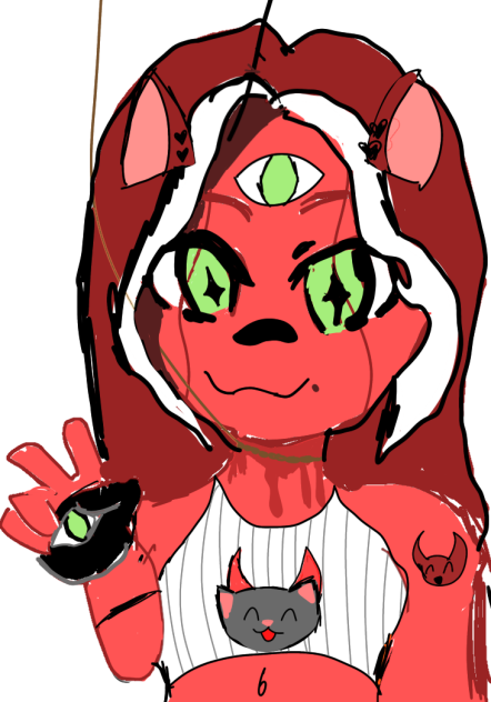 My oc monster challenge - ibisPaint