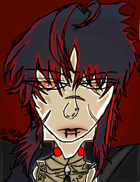 uhhh ok you caught me i am drawing blade