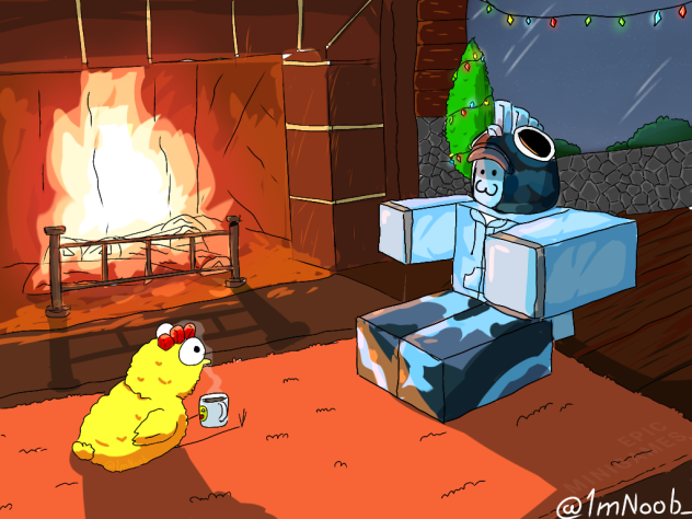 cozy with the hen~