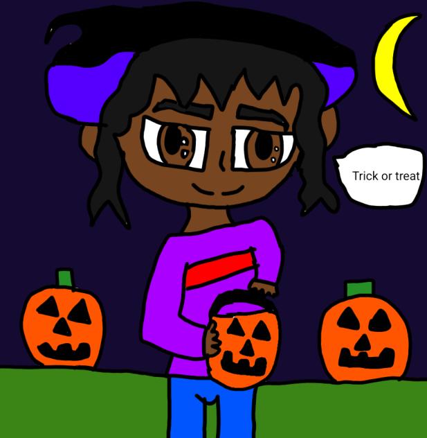 Me going trick or treating