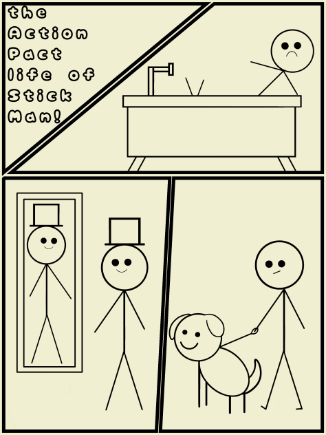 Stick Man comic (art fight)