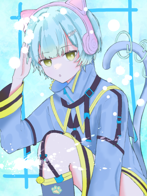 塗りました！💙