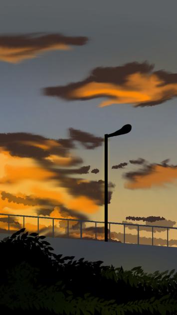 夕陽