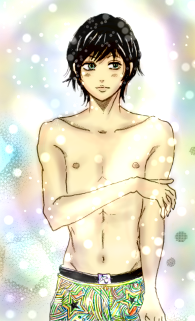 水着男子