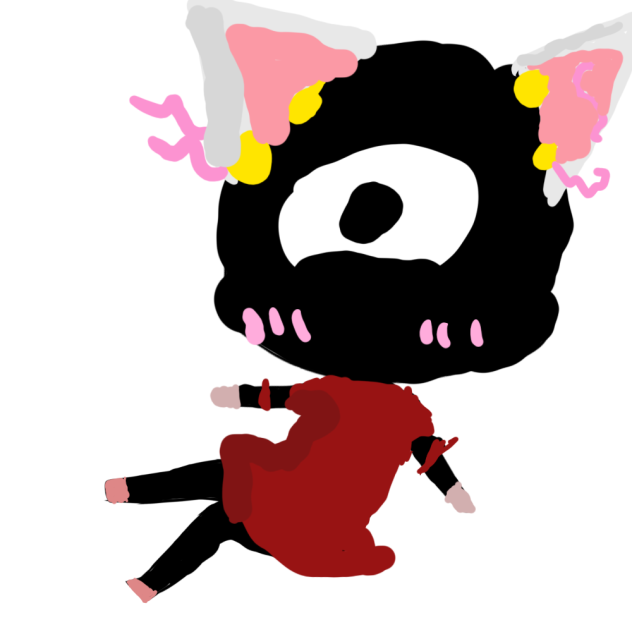Neko seek on a dress