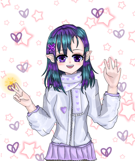 💜💚