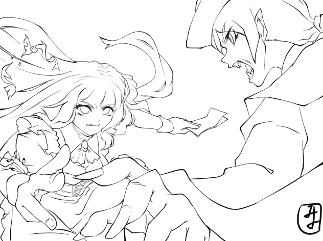 VS 線画