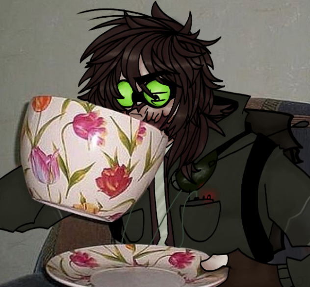 disappointed sipping