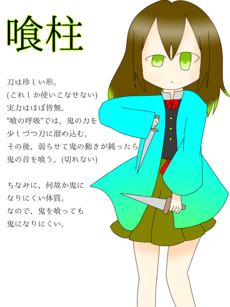 私が鬼滅の刃の世界に行ったらこんな設定が良い