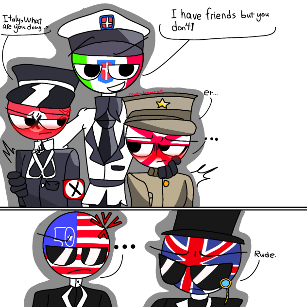 Italy and his friends!