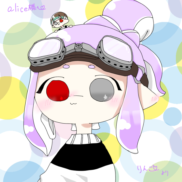 alice様の線画塗ったよ☆
