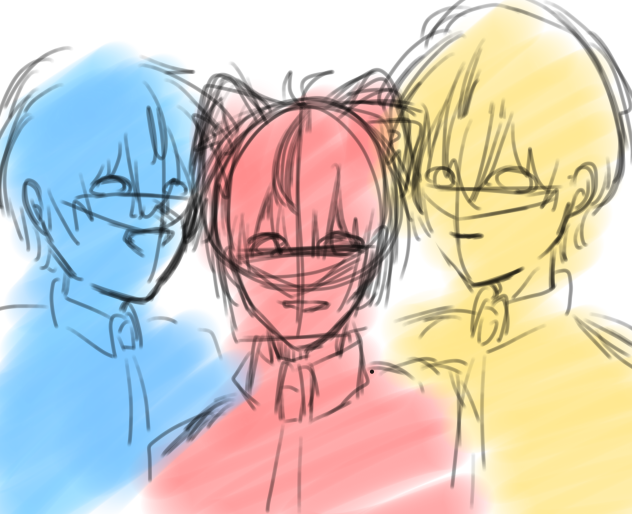 信号機組のラフ