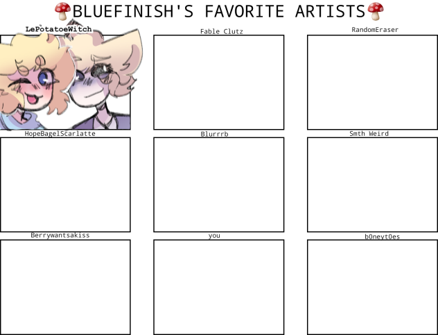 BlueFinish’s fav artist collab
